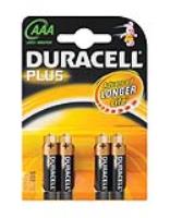 DURACELL AAA BATTERY  ( 4 per pack )