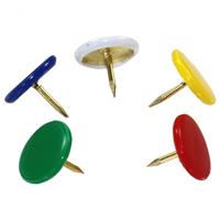 Thumb Tacks Fisco Drawing Pins Assorted Colors ( 50 per box )