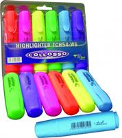 Colloso Highlighters  Wallet of 6