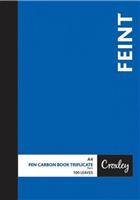 A4 TRIPLICATE FEINT BOOK ( JD555 )
