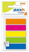 Film Index Flags ( 45 x 12mm )  5 Assorted  Colours
