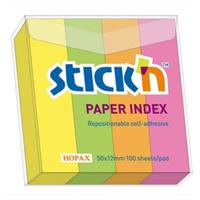 Paper Index Flags ( 50 x 12mm )  4 Assorted  Colours