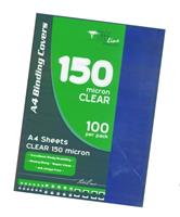 Binding Covers  Clear ( 100 per pack )