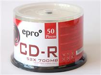 Epro CD-R  ( Spindle of  50 ) Printable Surface