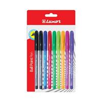 Luxor 432 Focus Icy Pens ( 9 Assorted Colours )