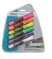 Parrot Glass Board Markers - 6 Assorted Colours
