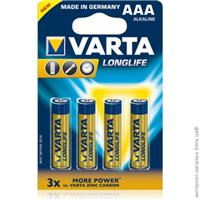Varta Batteries  AAA ( 4 per pack )